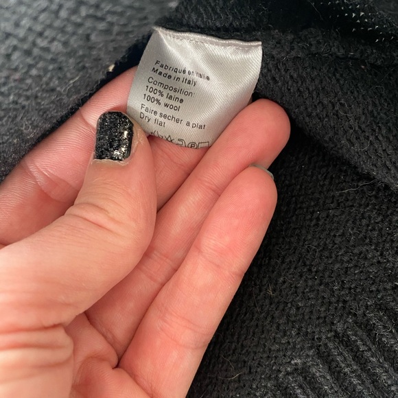 Vintage Dior Homme AW05 Beaded Wool Sweater - Picture 6 of 9